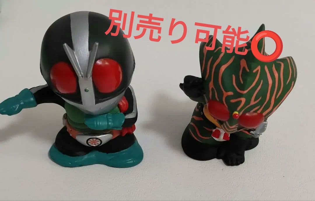 仮面ライダー2号 アマゾン ソフビ貯金箱