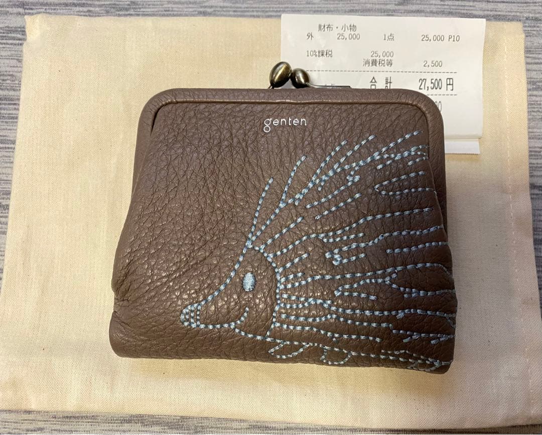genten ストア リサラーソンのがま口財布