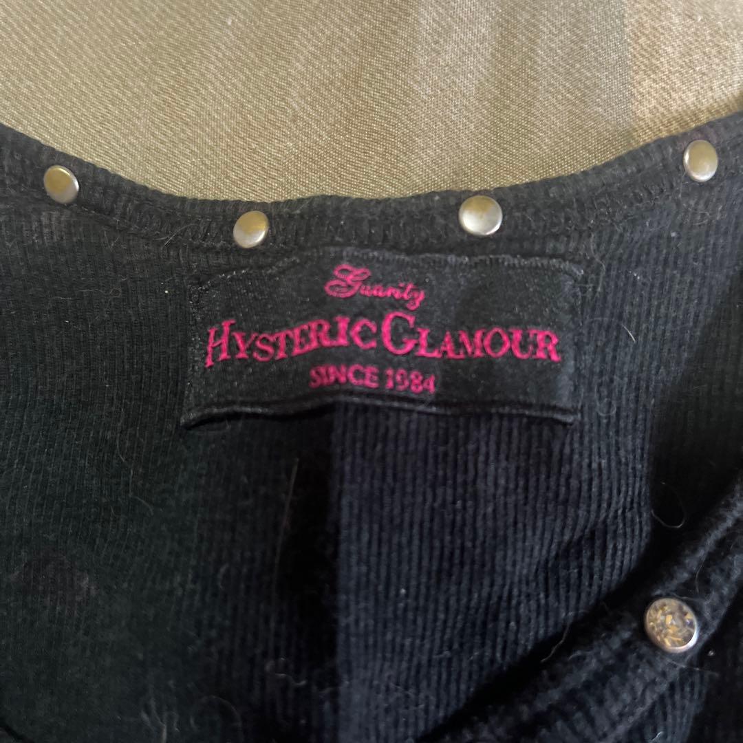 HYSTERIC GLAMOUR ビジュー付きタンクトップ