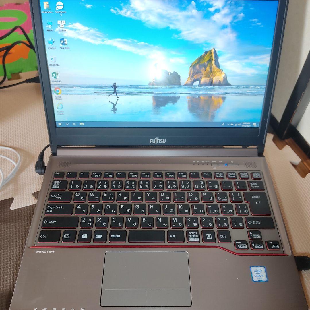 富士通 B5 快速起動10秒 Office 2021 LIFEBOOK ⑦