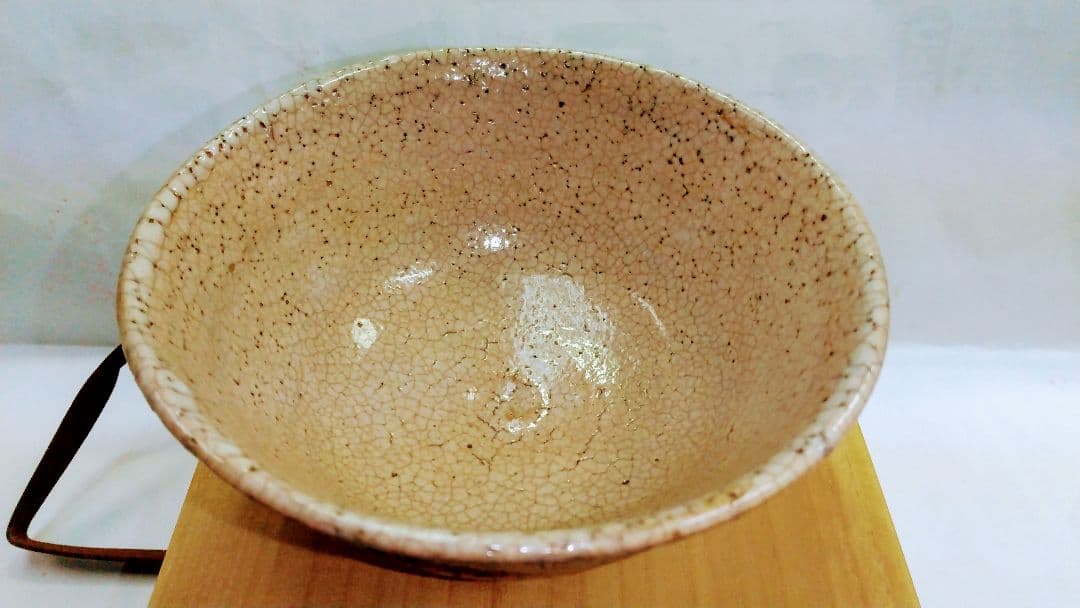 益子 小島淳一 絵唐津茶碗 共箱・共布