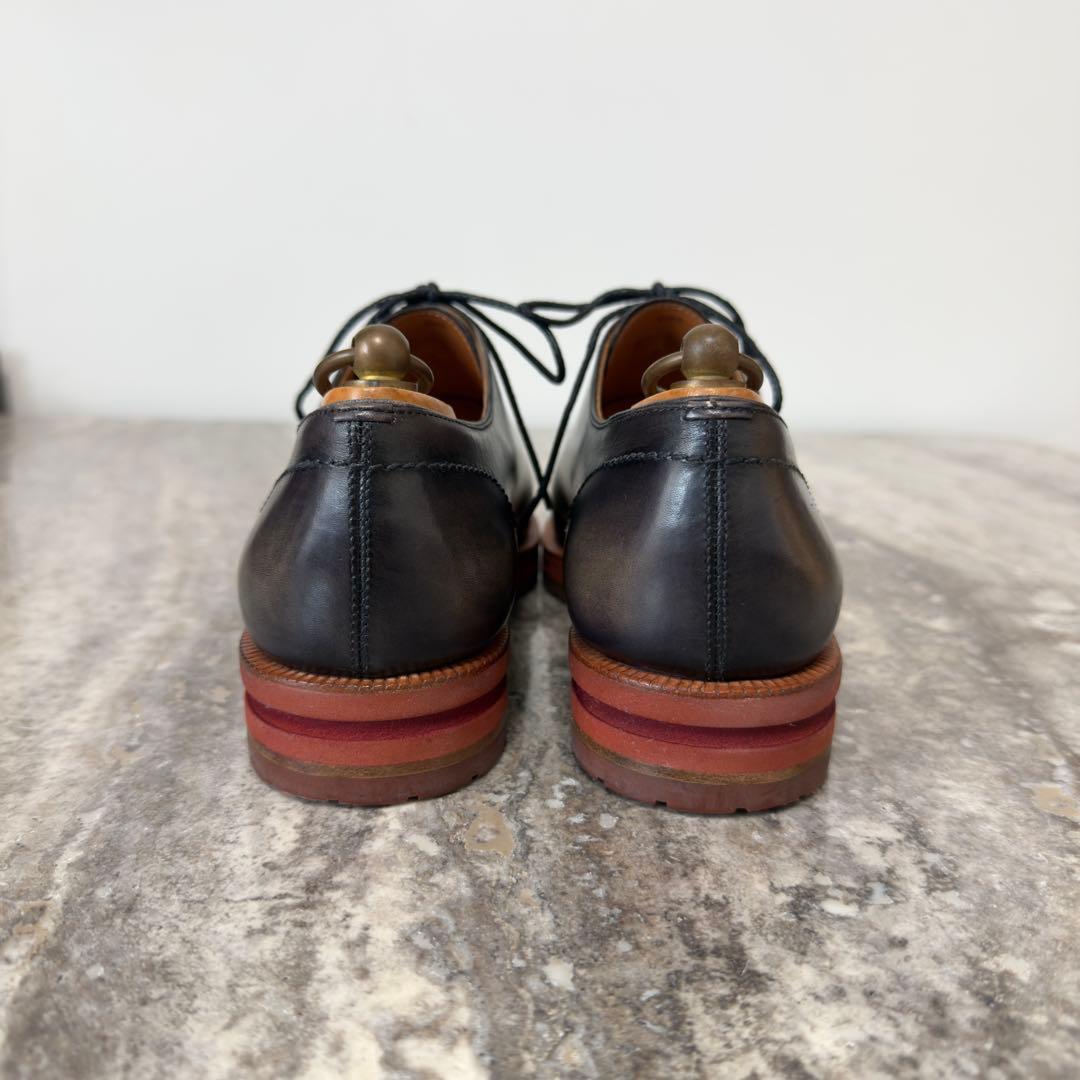 定価32.2万円 ベルルッティ 限定 アレッシオ ブルーパティーヌレザーシューズ