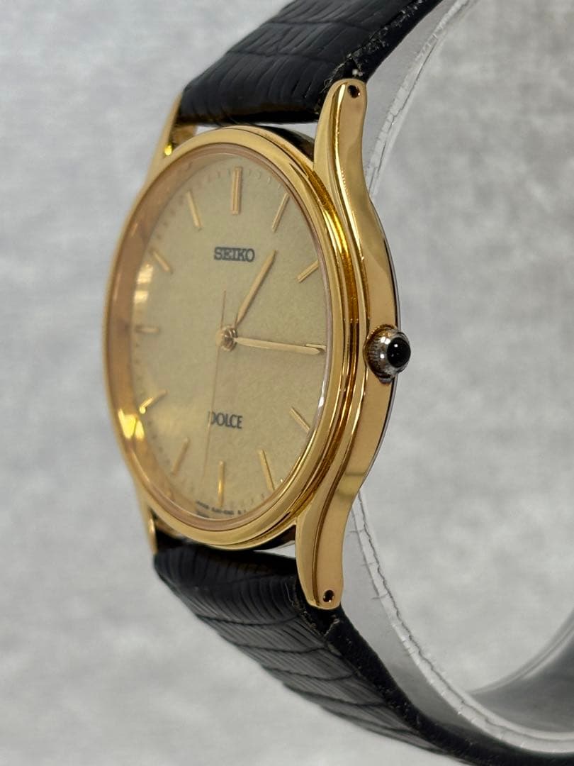 【美品】セイコー ドルチェ クォーツ【8J41-6100】【稼働品】メンズモデル