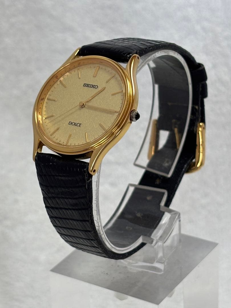 【美品】セイコー ドルチェ クォーツ【8J41-6100】【稼働品】メンズモデル