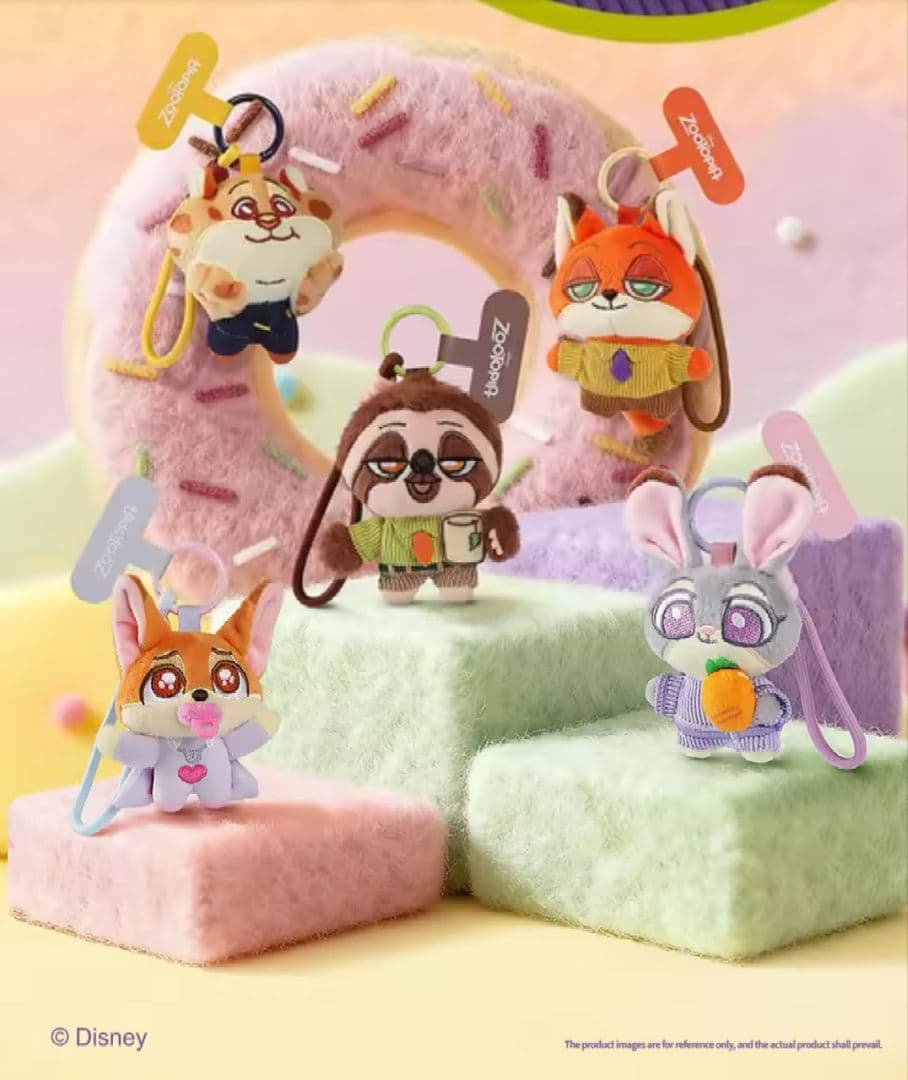 ズートピア52TOYS Zootopia Cute Crew　ケータイストラップ