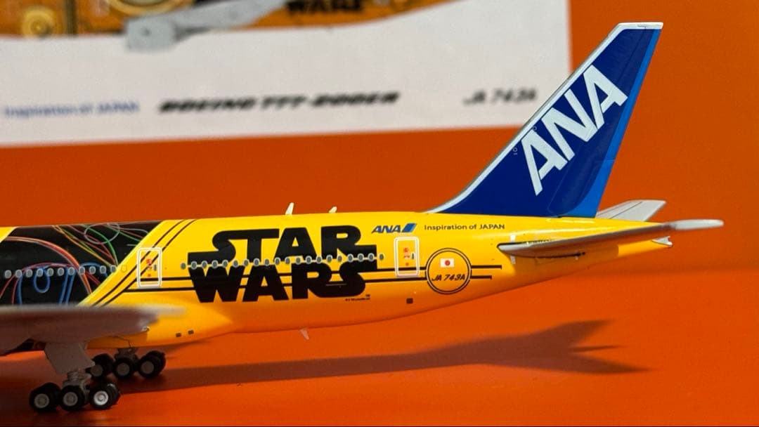 JC ANA C-3PO B777-200ER JA743A 1/400 新品