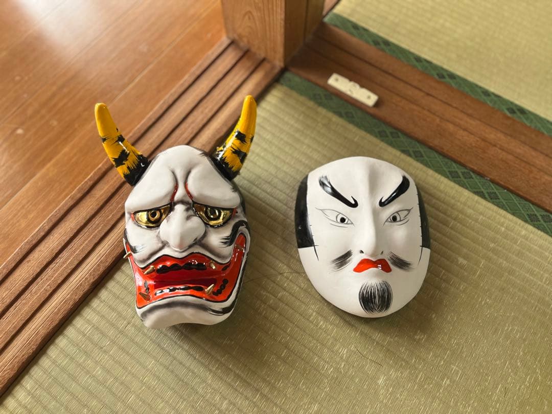 神楽面 石見神楽 セット【般若&神面】