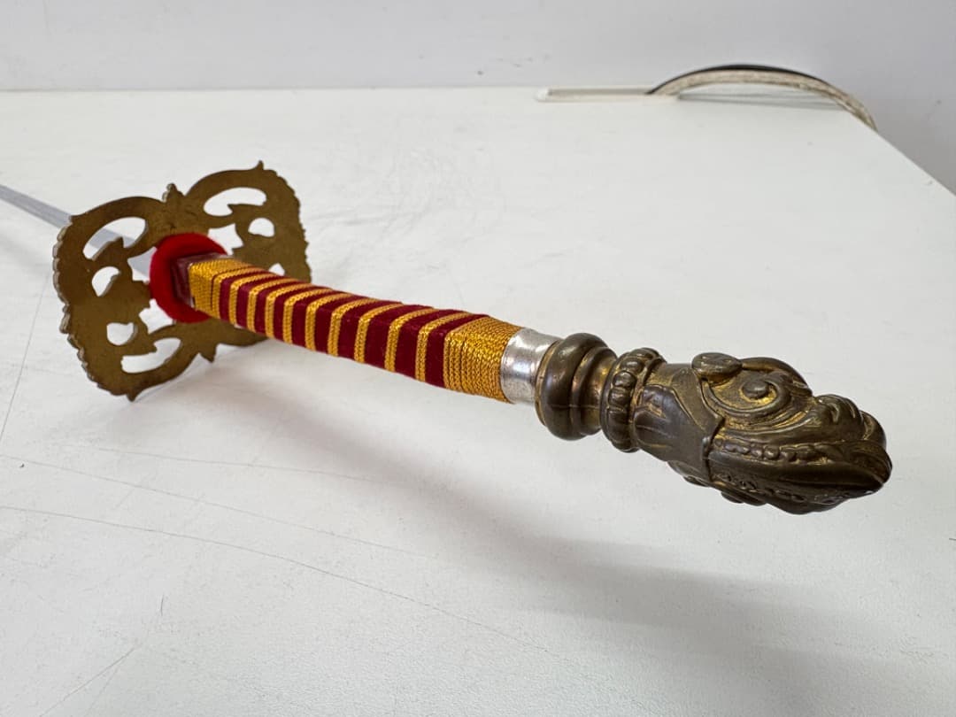 フランス製　レイピア風　飾り剣　西洋剣　アンティーク調　フェンジング　f938