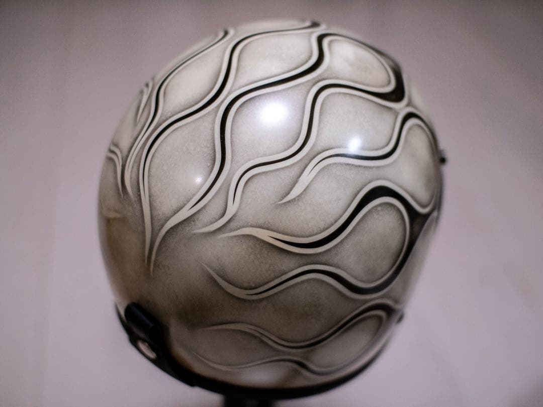 L 極小帽体　500tx スモールジェット　アイボリーエイジング黒フレア