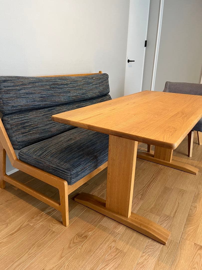 【直接引取り希望】ナガノインテリア　リビングハウス　ダイニングテーブル３点セット