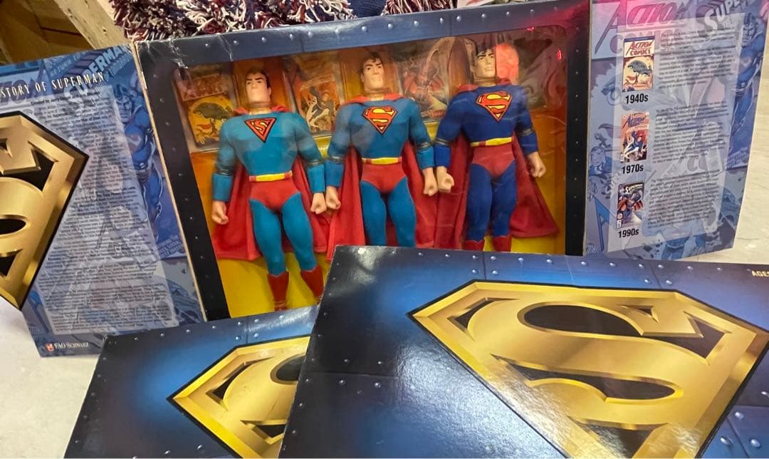 ケナー社製 スーパーマン コレクション3体セット 1996年製