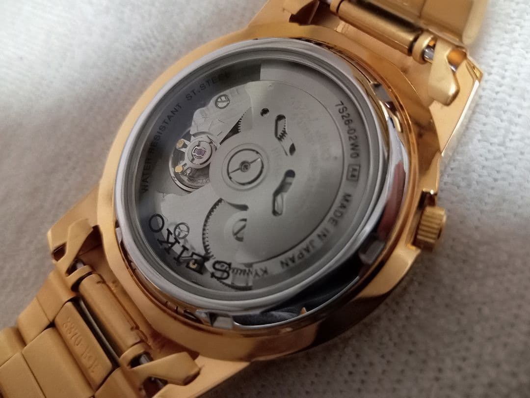 【けん】SEIKO　機械式自動巻　AUTOMATIC　フルゴールド　美品
