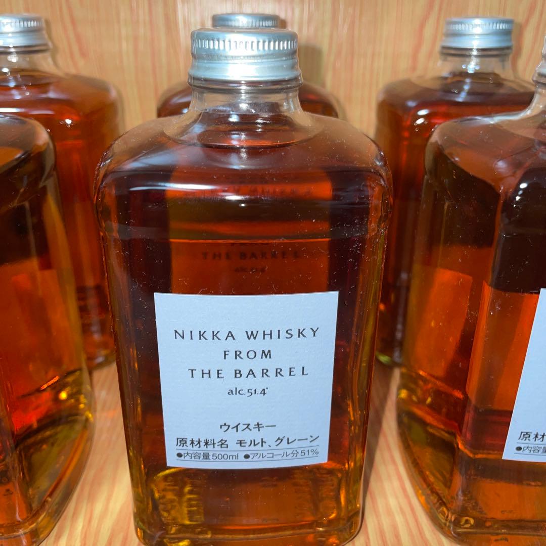 山崎、余市、フロムザバレル、イチローズモルトなどウイスキー6本