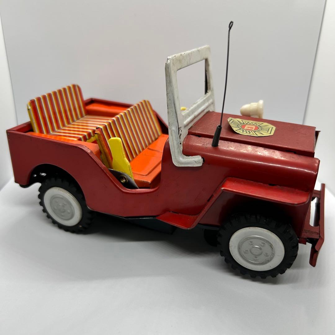 日本製　ブリキ　ジープ　JEEP 電池式　当時物