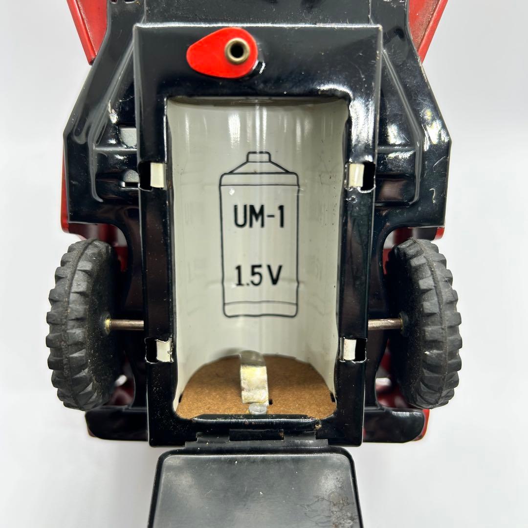 日本製　ブリキ　ジープ　JEEP 電池式　当時物