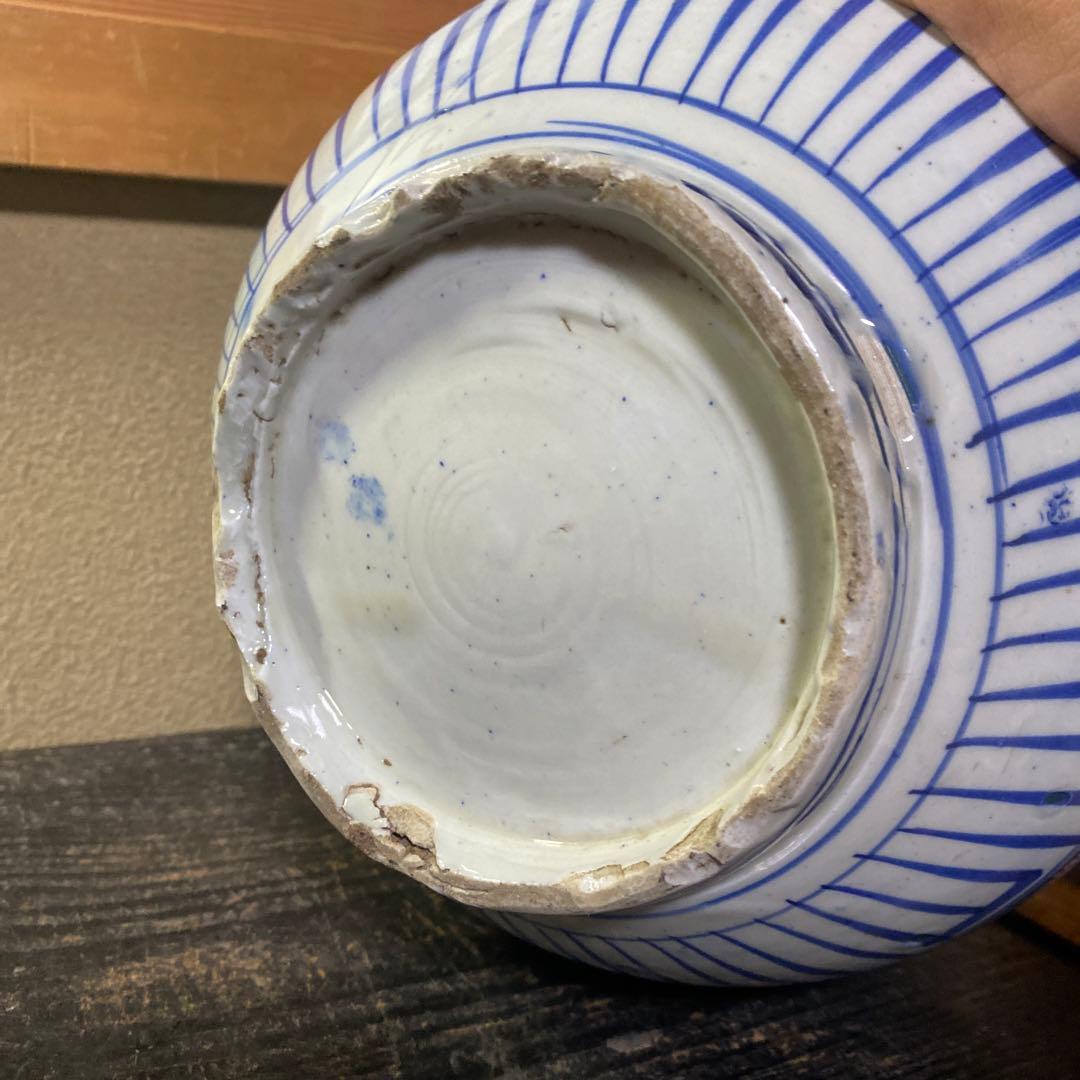 明治古伊万里みじん徳利35cm18cm