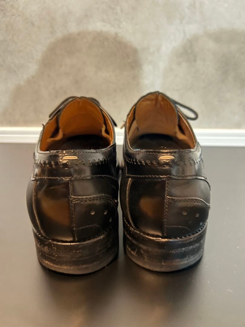 マルジェラ　パッチレザーシューズ　再構築