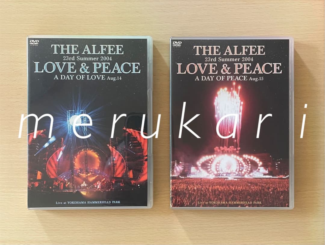 DVD】THE ALFEE 2004 LOVE ＆ PEACE Amazon.co.jp: 23rd Summer 2004