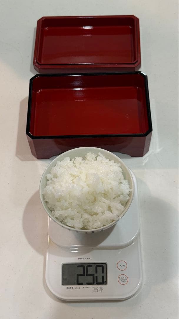 【5個セット　再出品その三】赤い漆器 重箱 蓋付き（鰻の長焼用）新品•未使用