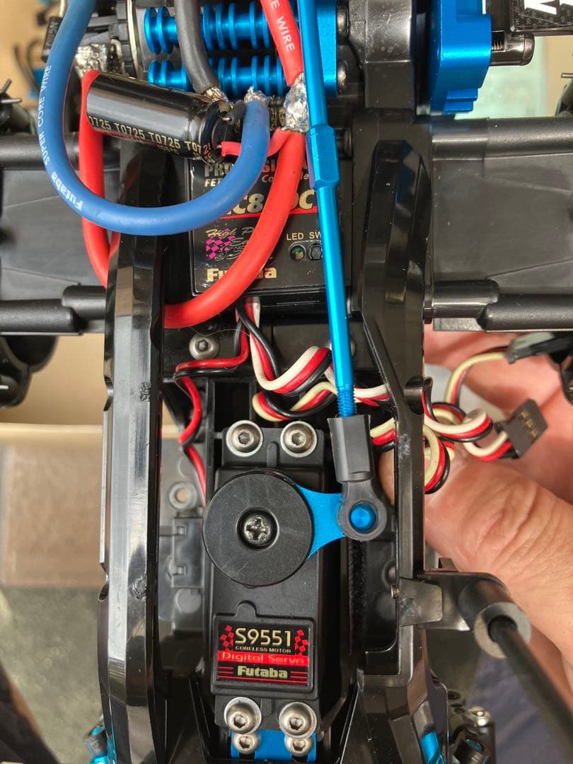 タミヤM05シャーシ　メカ&OP他パーツ多数付き