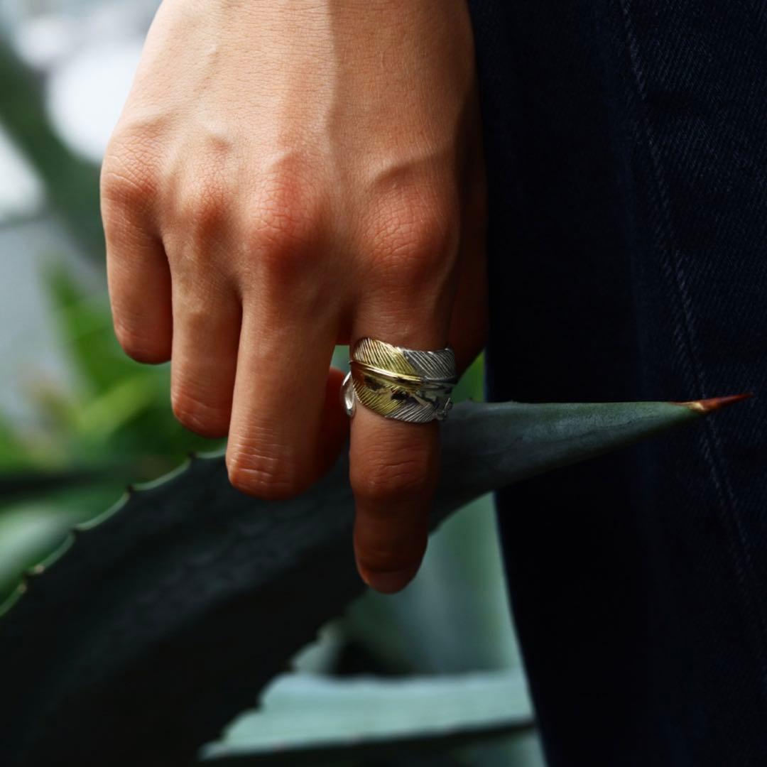 ナ*ル様 TADY&KING フェザーリング剣先k18 23号