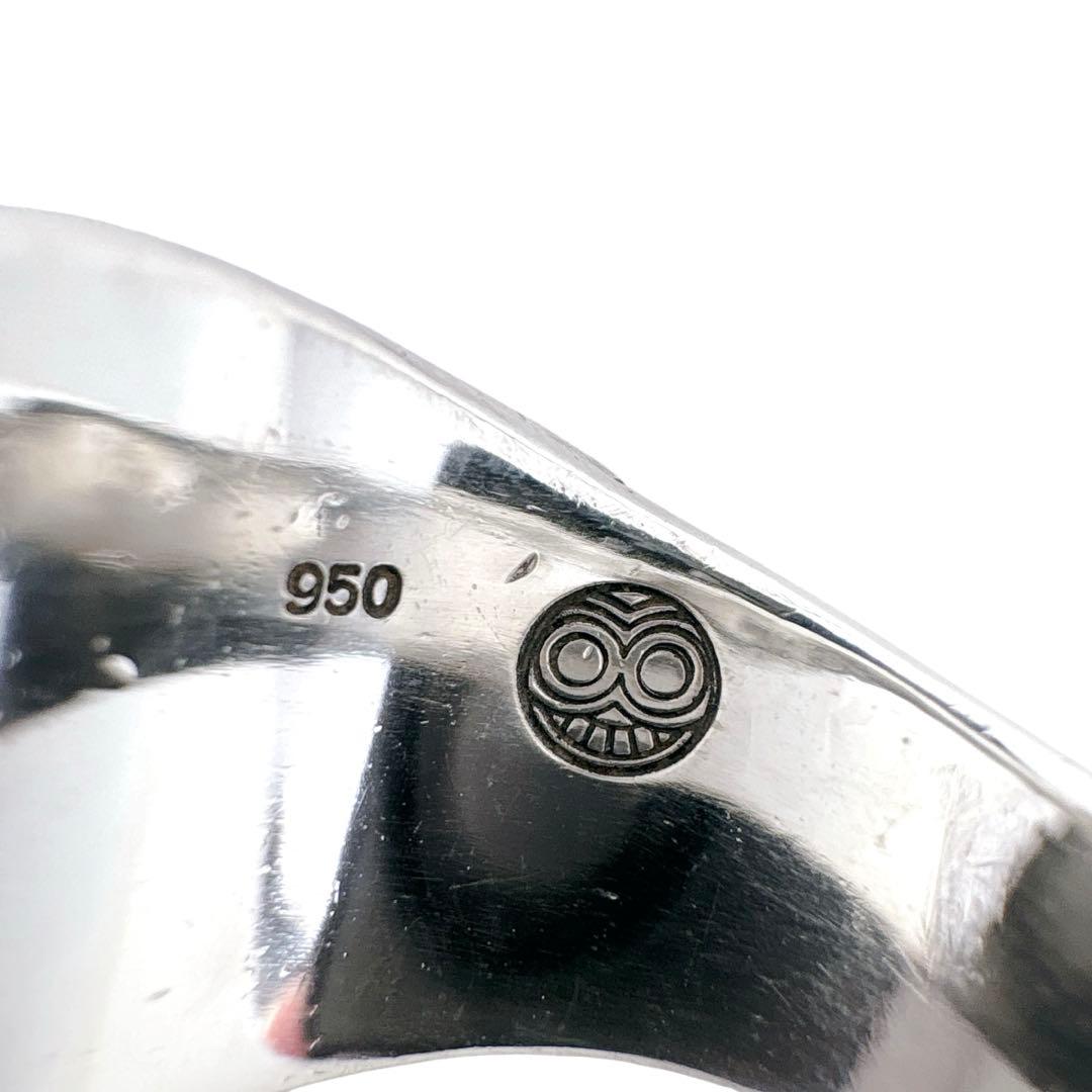 マジカルデザイン ブルート ストーン スカルリング シルバー950 リング