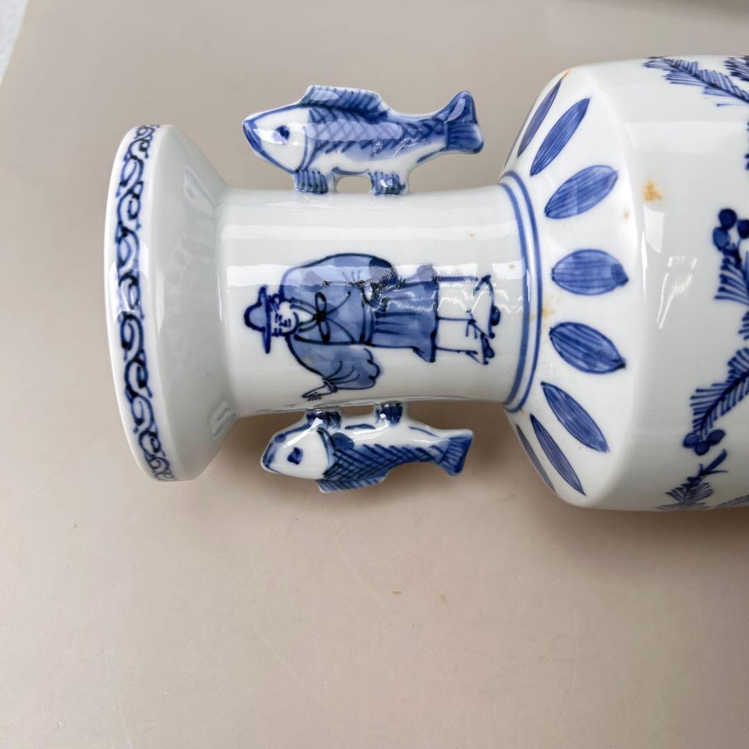 楽天市場】花入 染付 高砂 高野昭阿弥作（桐箱） : 茶道具商 左