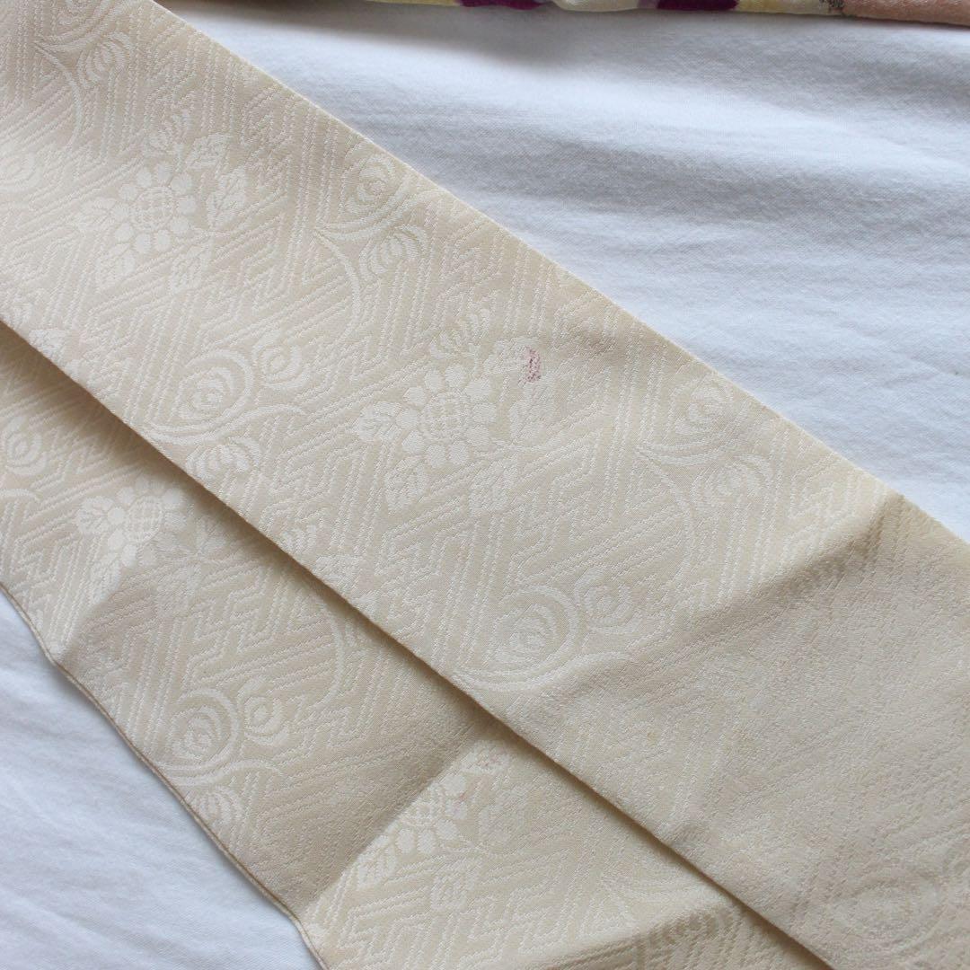 七五三 7歳 女の子 子供 アンティーク 着物 つくり帯 セット