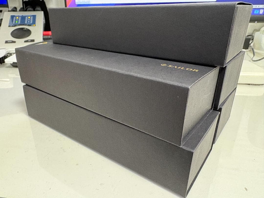 【美品】セーラー万年筆 プロフィットJr透明感 ６本セット ６色コンバーター付き