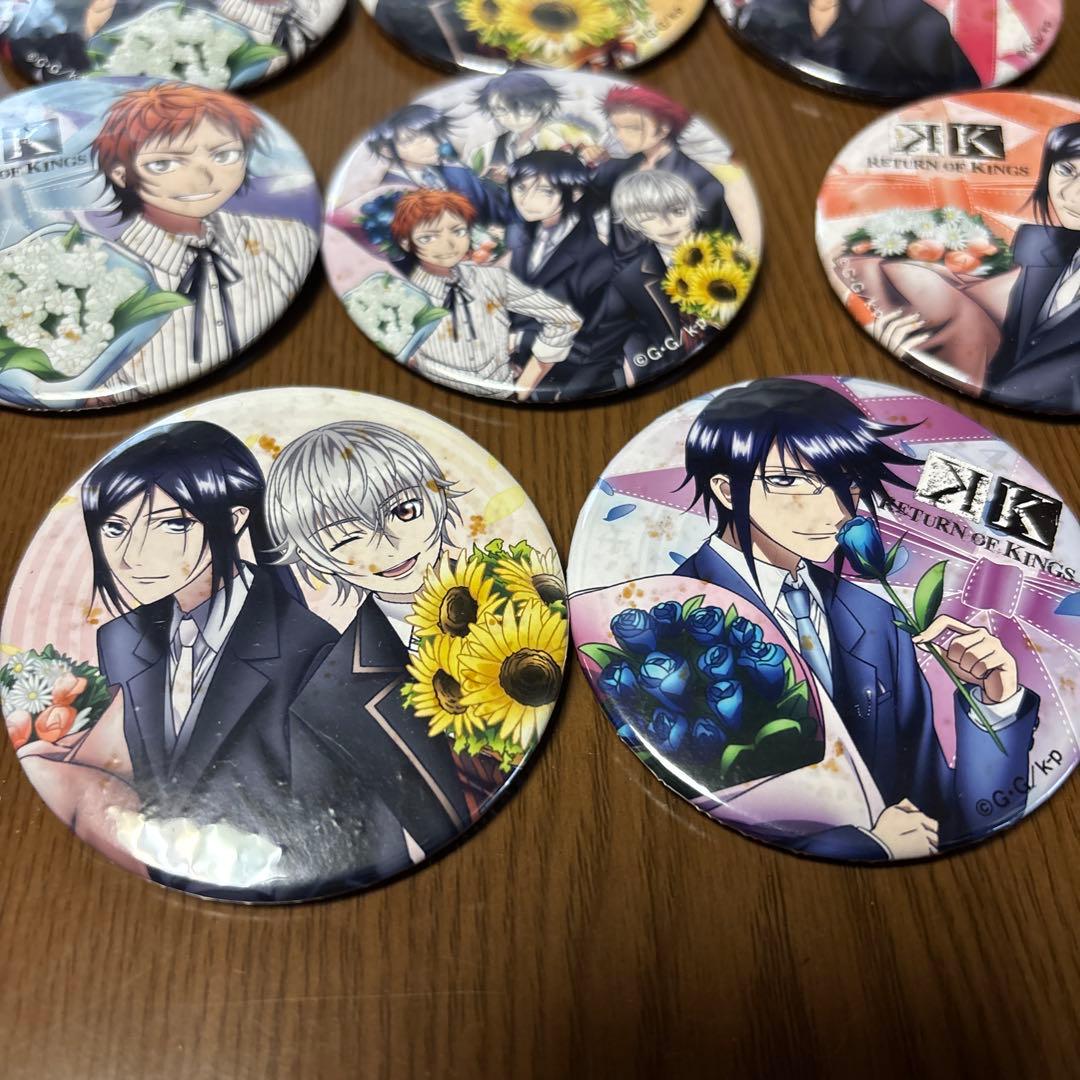 アニメK 検定　缶バッジ8種セット