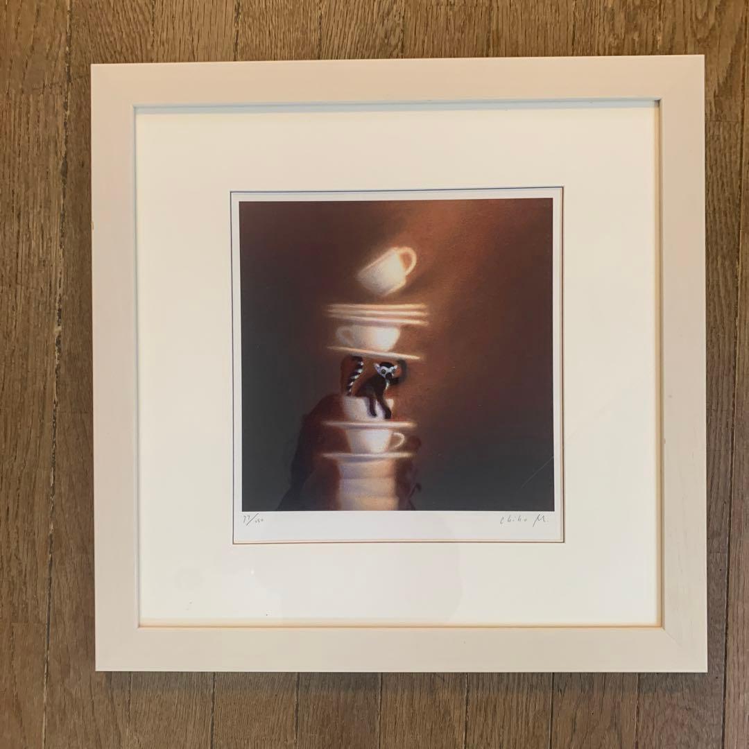 牧野千穂 版画（ジクレー） 「少しの空腹ありあまる時間」