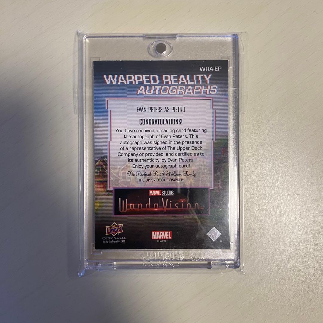 Evan Peters サイン トレーディングカード WandaVision