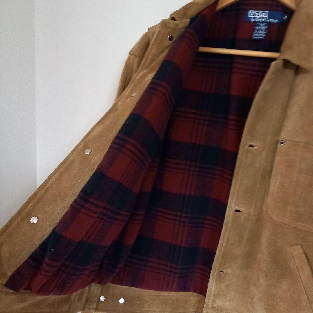 ROLO by Ralph Lauren \"S\" スエード トラッカージャケット