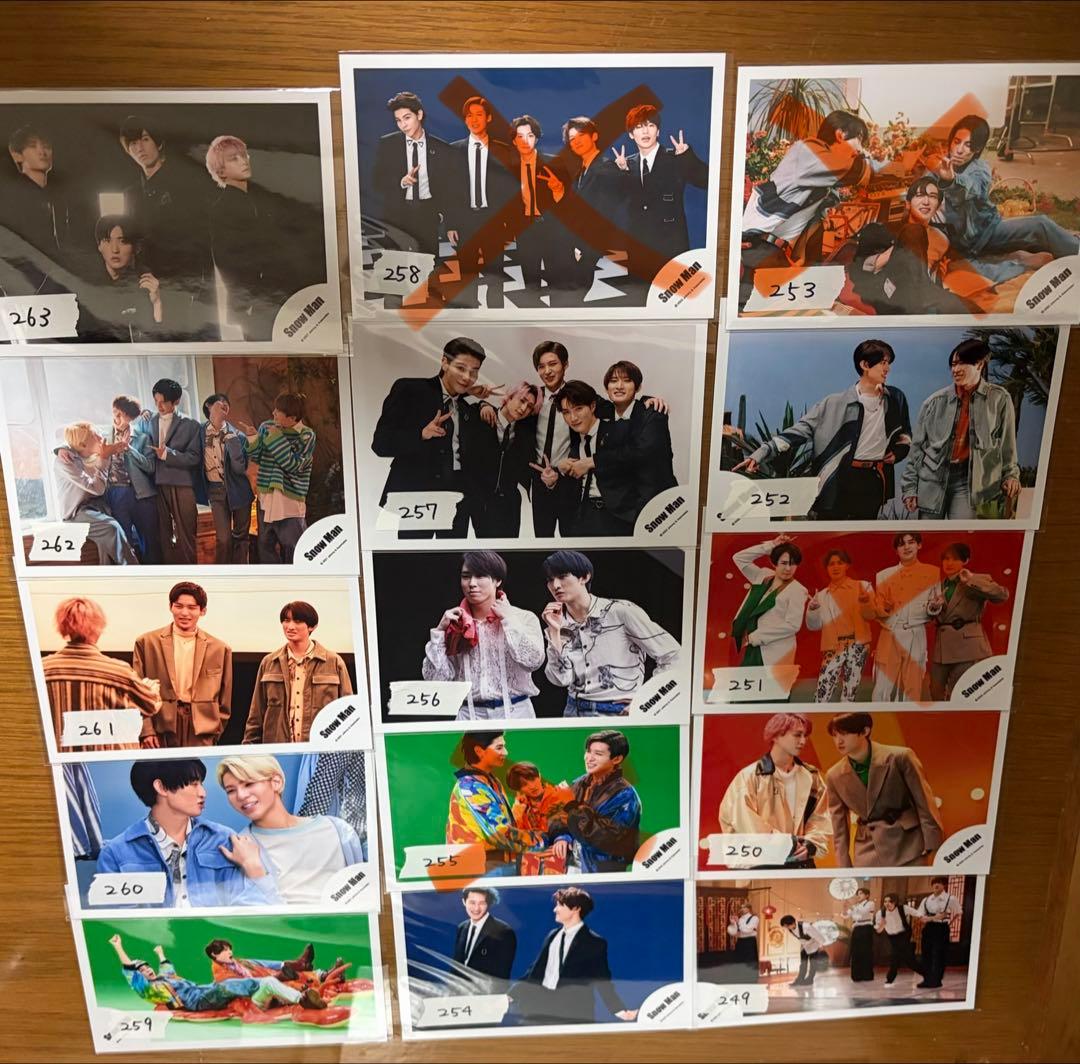 SnowMan 向井康二 スノ 公式写真 ユニット 集合