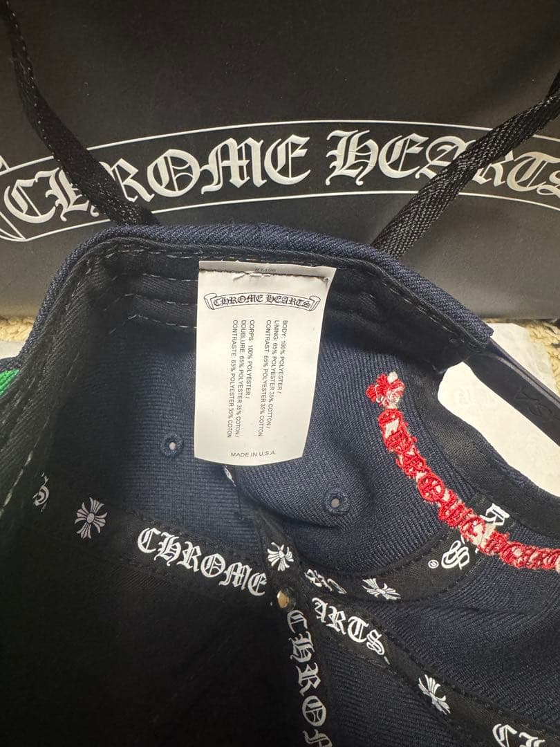 25新作】Chrome Hearts ベースボールキャップ / ダークネイビー