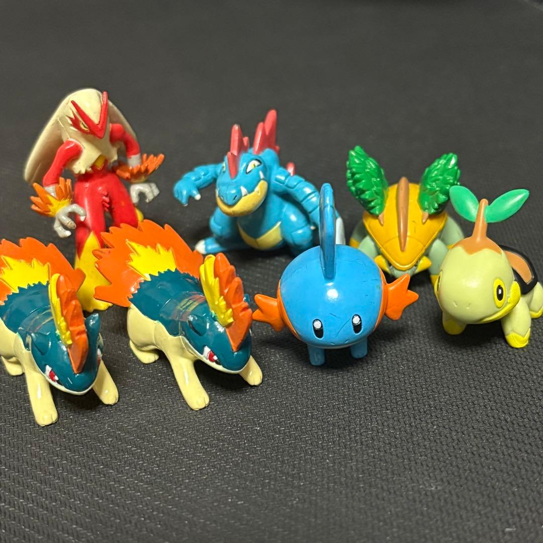 ポケモン モンコレ 御三家 まとめ売り バシャーモ オーダイル ミズゴロウ