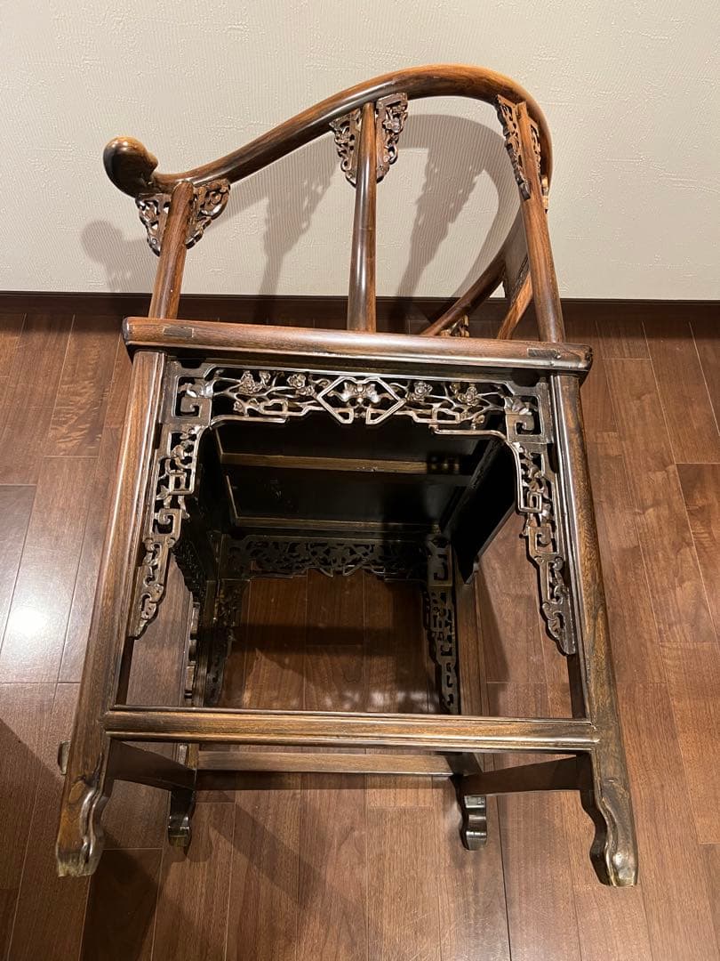 中華椅子 中国美術 唐木 アンティーク ヴィンテージ 唐木椅子 中国家具