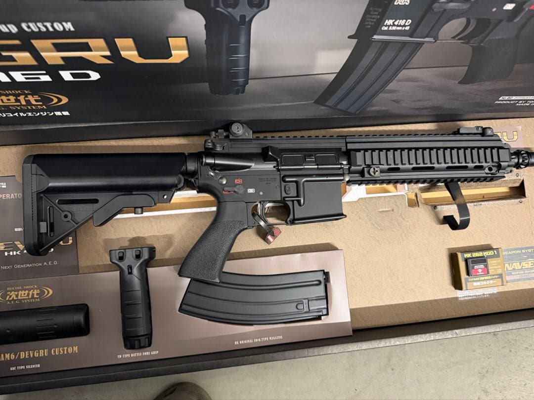 東京マルイ 次世代電動ガン HK416D DEVGRUカスタム 美品