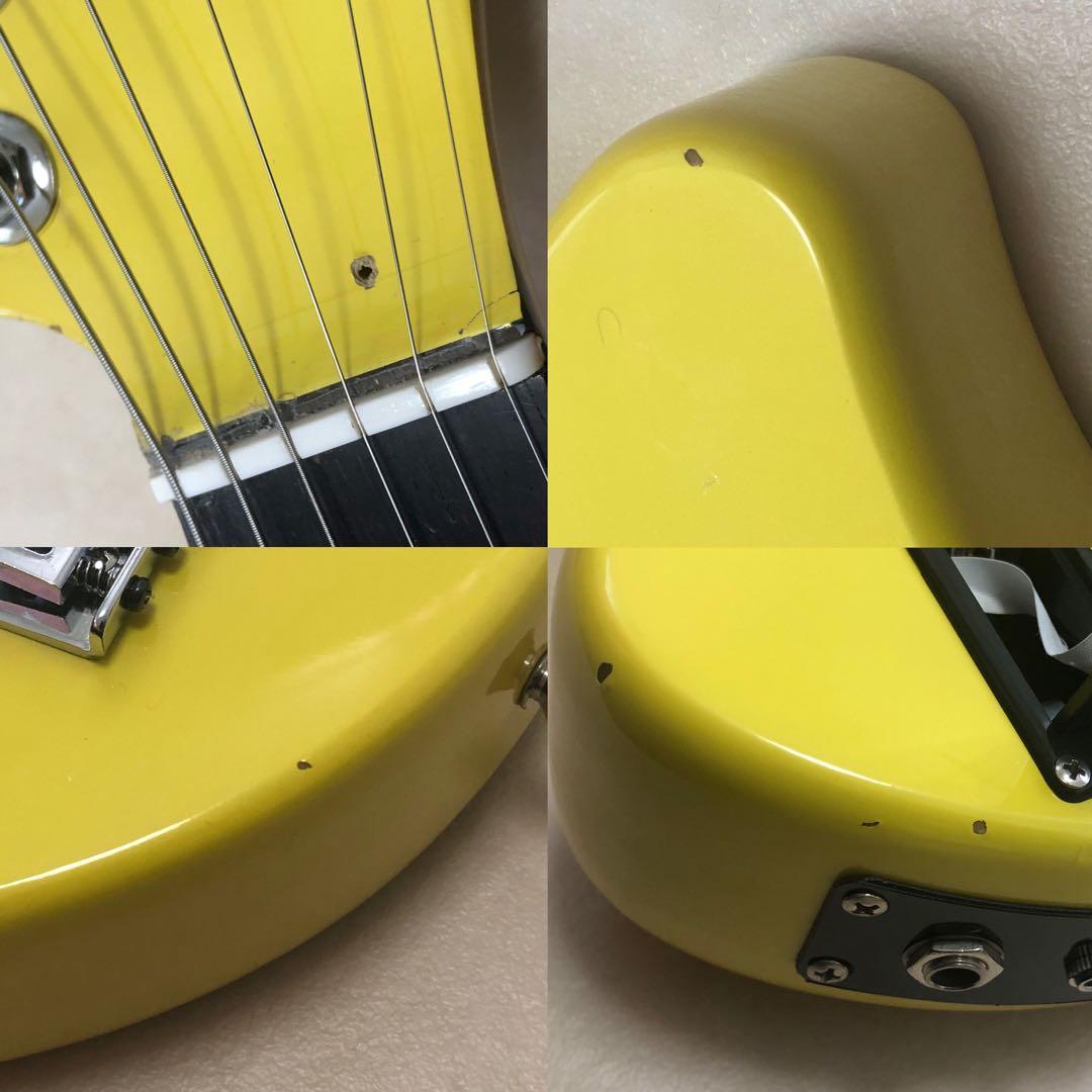 【美品】ZO-3 イエロー アンプ内蔵ミニギター ヘッドフォン端子付