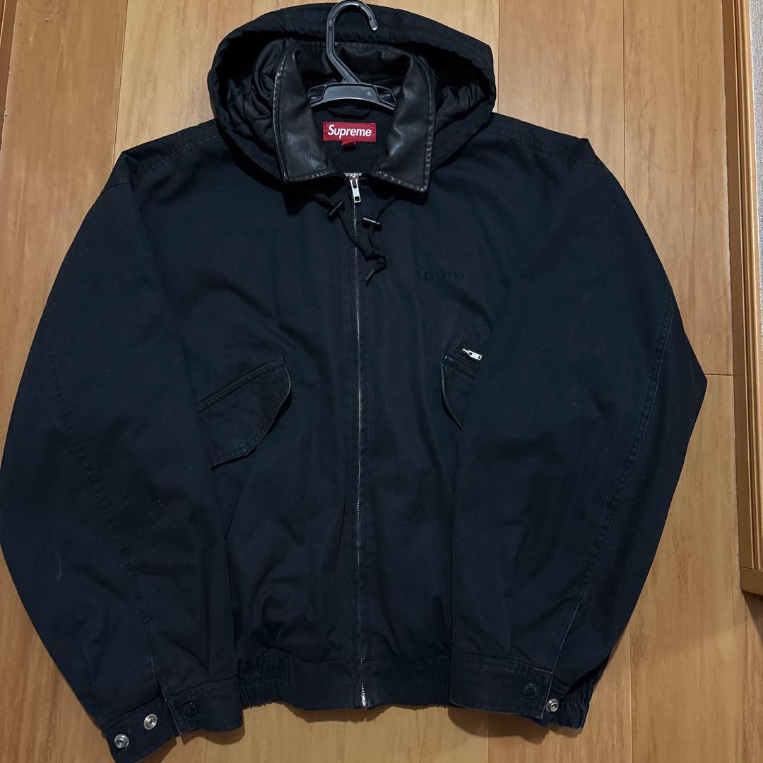 ジャケット・アウター supreme Leather Collar Utility Jacket L Supreme Leather Collar Utility Jacket (SS25) - $298