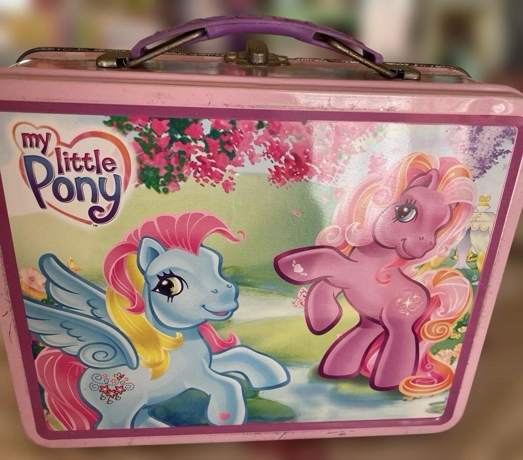 ヴィンテージ マイリトルポニー メタル ブリキ ランチボックス 難あり