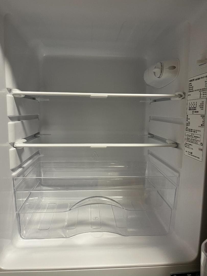 再出品（2024年製・使用歴1年）山善 冷蔵庫 106L YFR-D111(B)