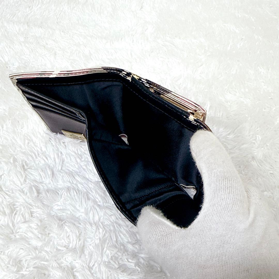 ヴィヴィアンウエストウッド 三つ折り財布 がま口 オーブ タータンチェック