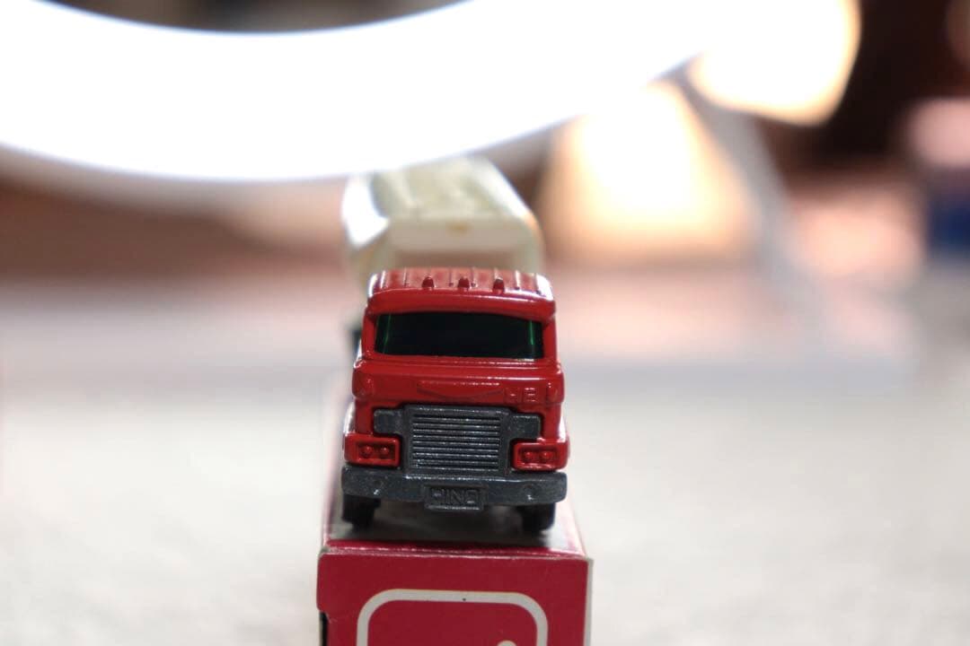 日本製　トミカ　日野　バルクトレーラー　19 赤箱