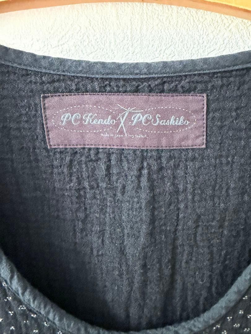 トップス PORTER CLASSIC NEW SASHIKO PULLOVER VEST