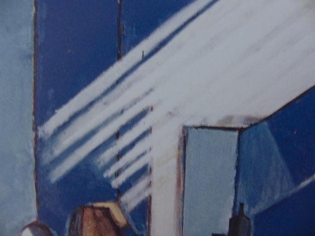 神戸文子、【マラケッシュ】、希少な額装用画集より、新品額装付