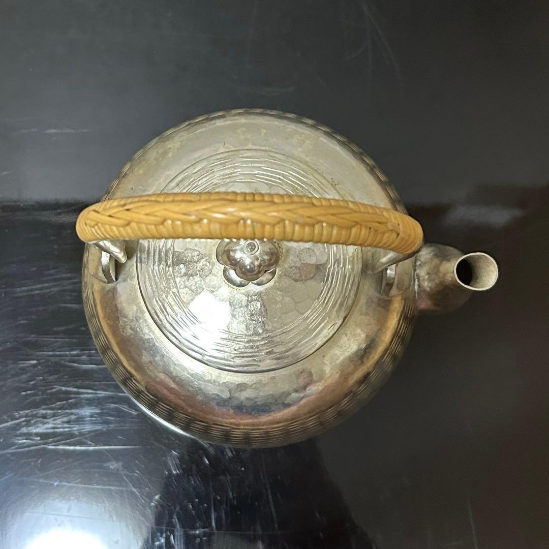 銀瓶（銀色仕上） 茶道具懐石茶箱鵬雲斎坐忘斎淡々斎即中斎