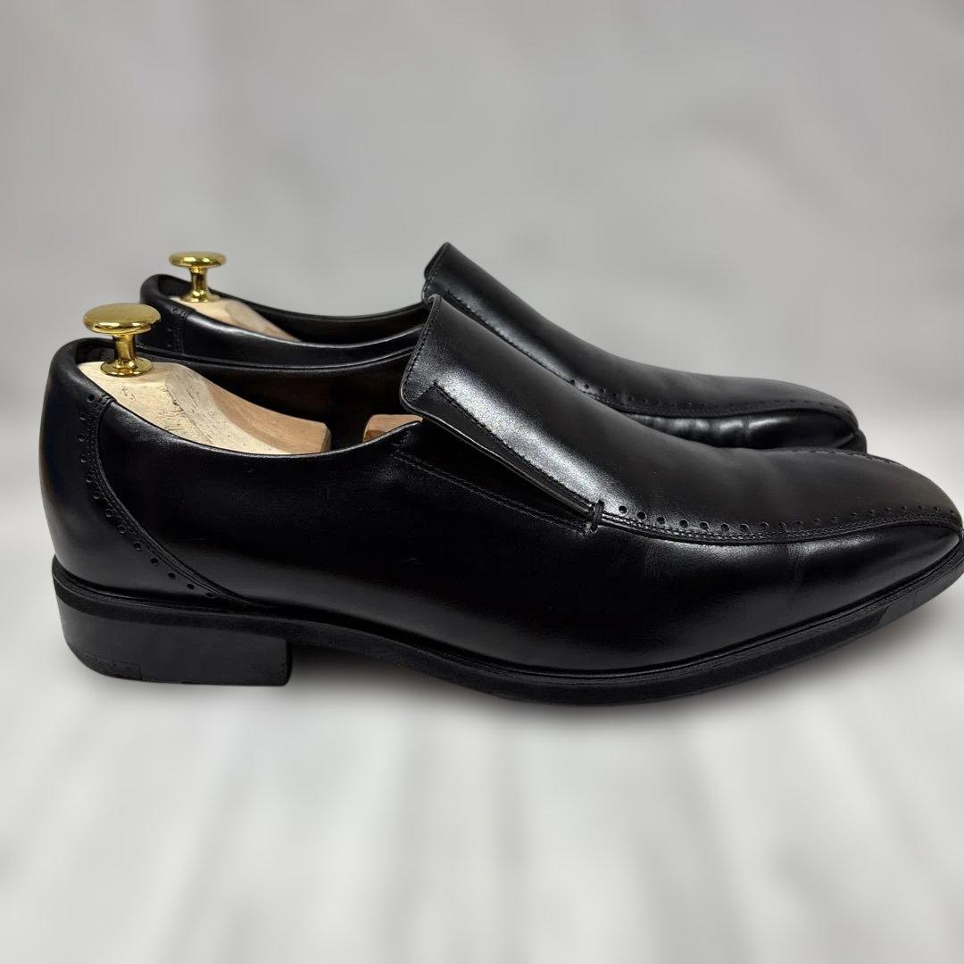 アシックス ランウォーク WR321J スリッポン スワールトゥ 黒 25.5