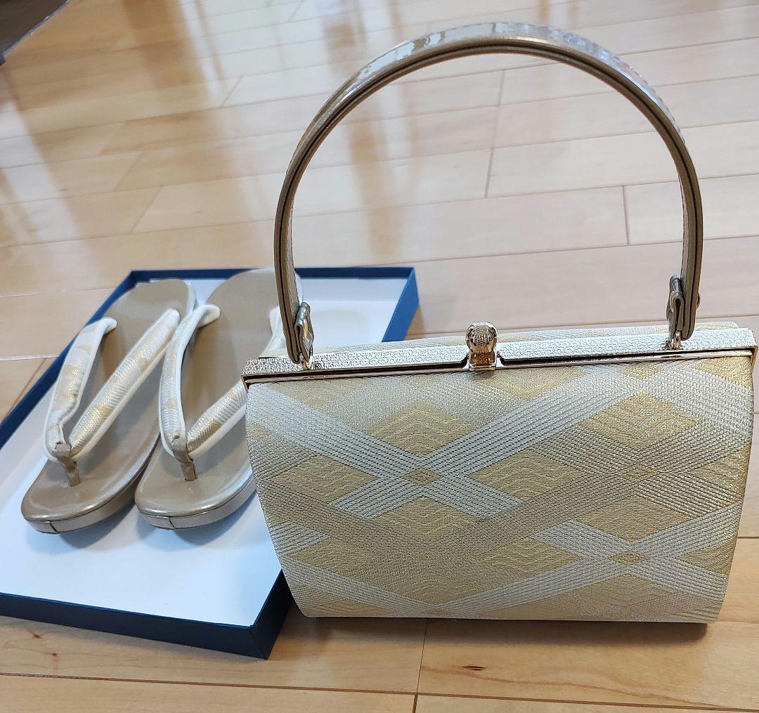 和装用バッグ草履セット　　結婚式　入学式　卒業式　七五三　和装バッグと草履セット