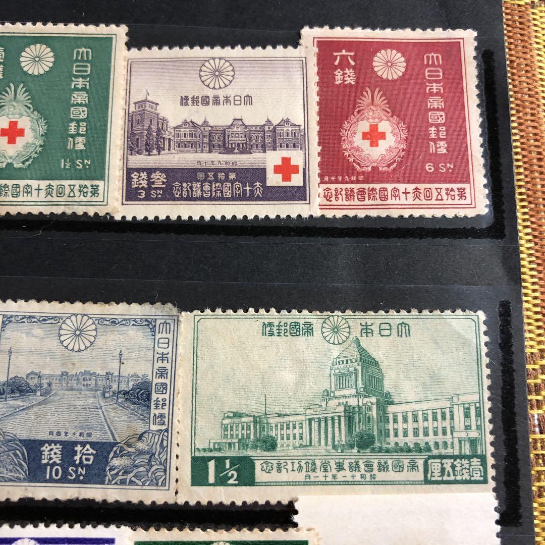 カタログ価38,！昭和3〜19年記念切手38種！10シリーズ完！格安